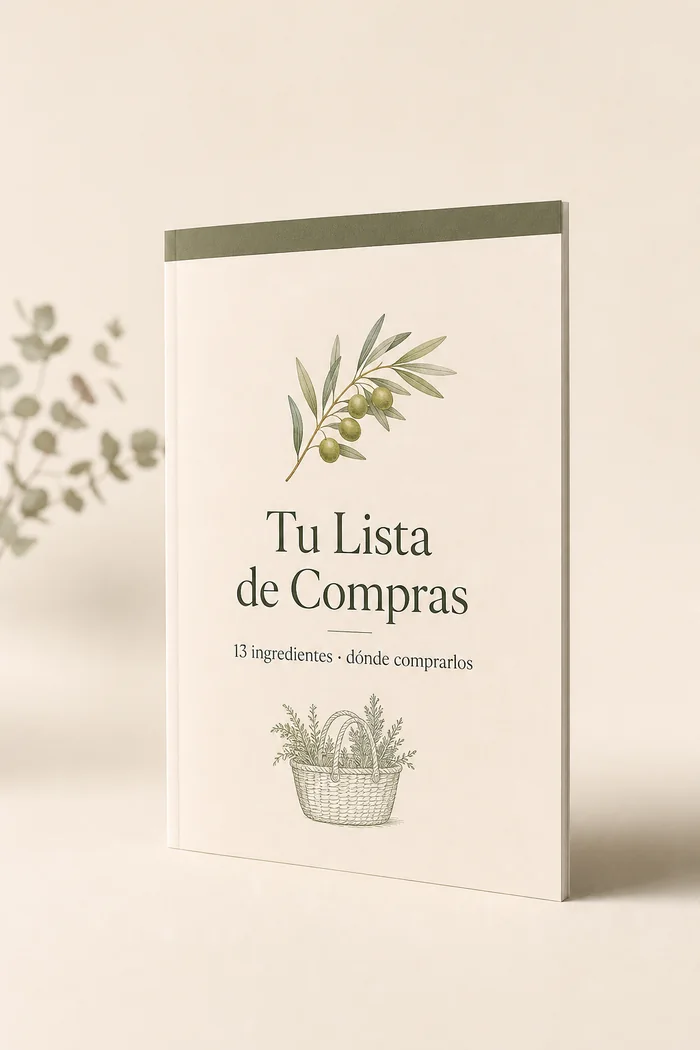 Lista de compras imprimible con los 13 ingredientes