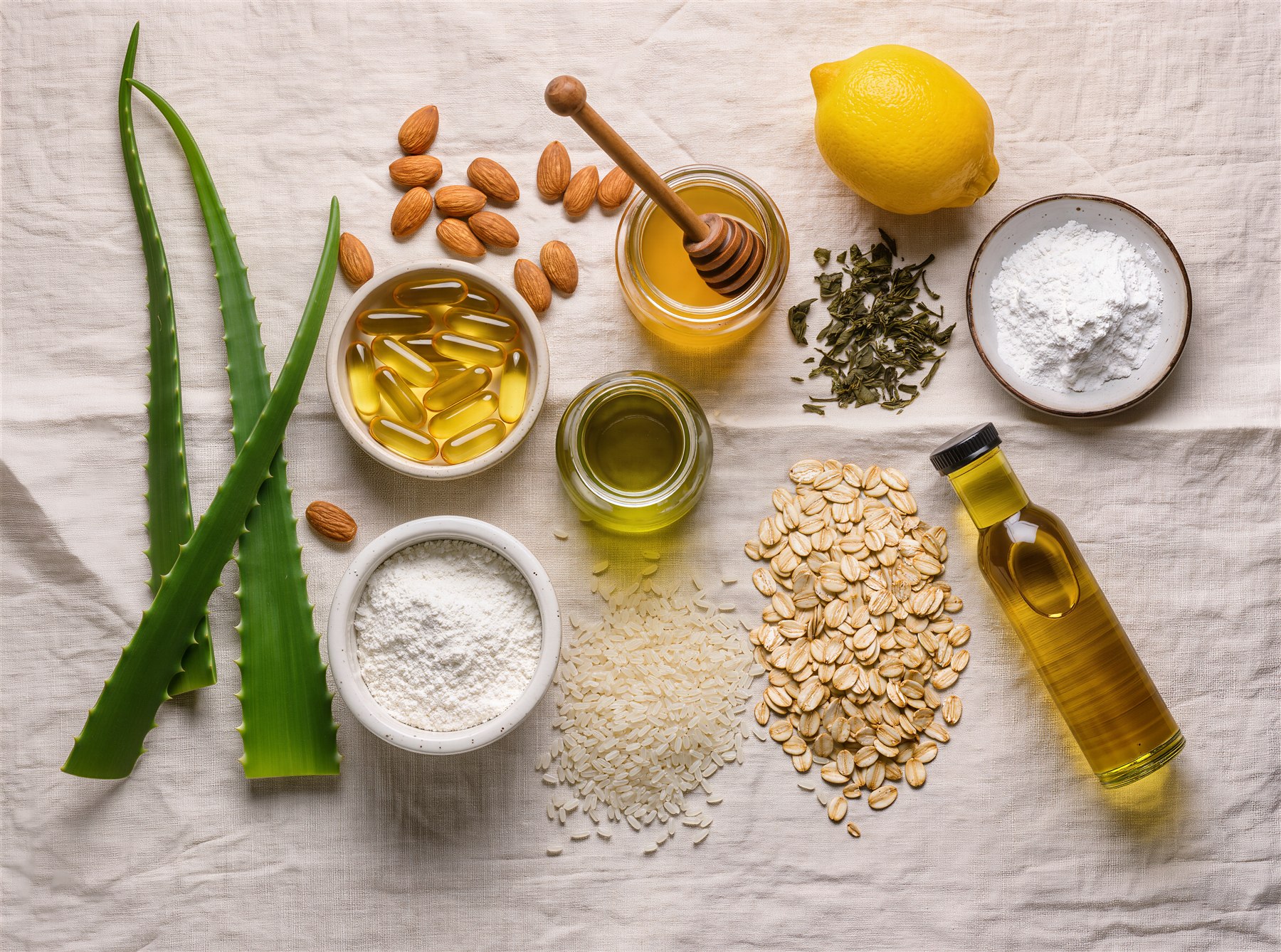 Ingredientes naturales de cocina
